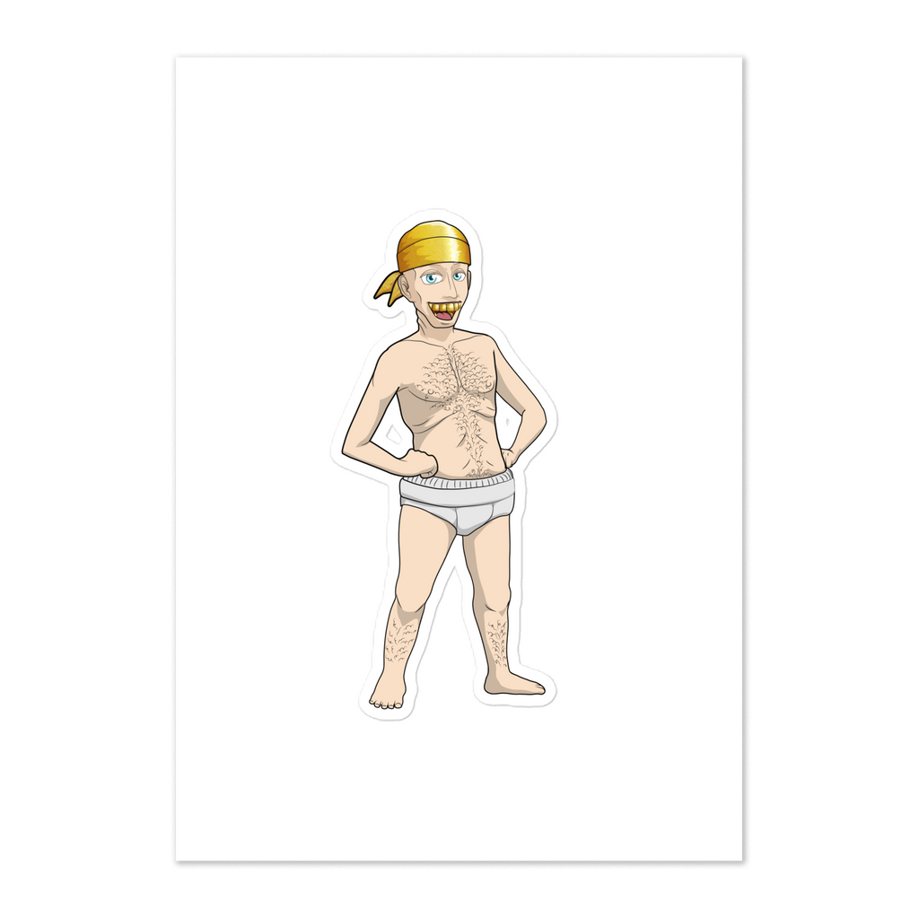 Sticker sheet gold durag