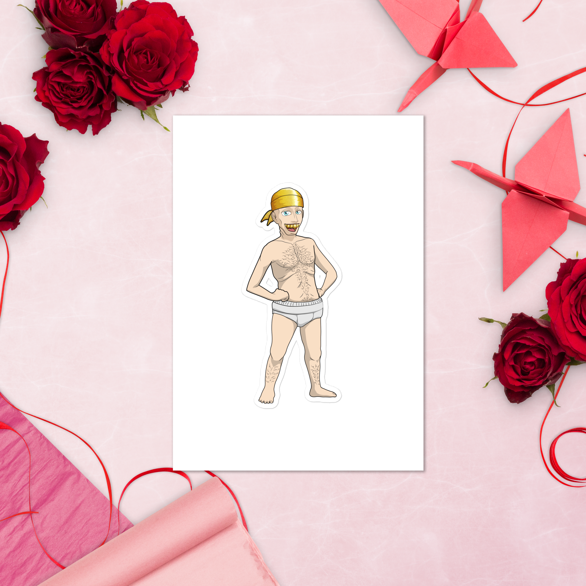 Sticker sheet gold durag